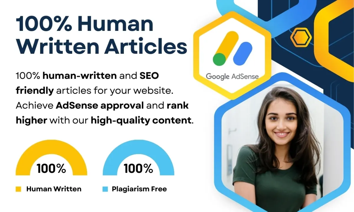 write 60 SEO articles for google AdSense approval 1000 words human written